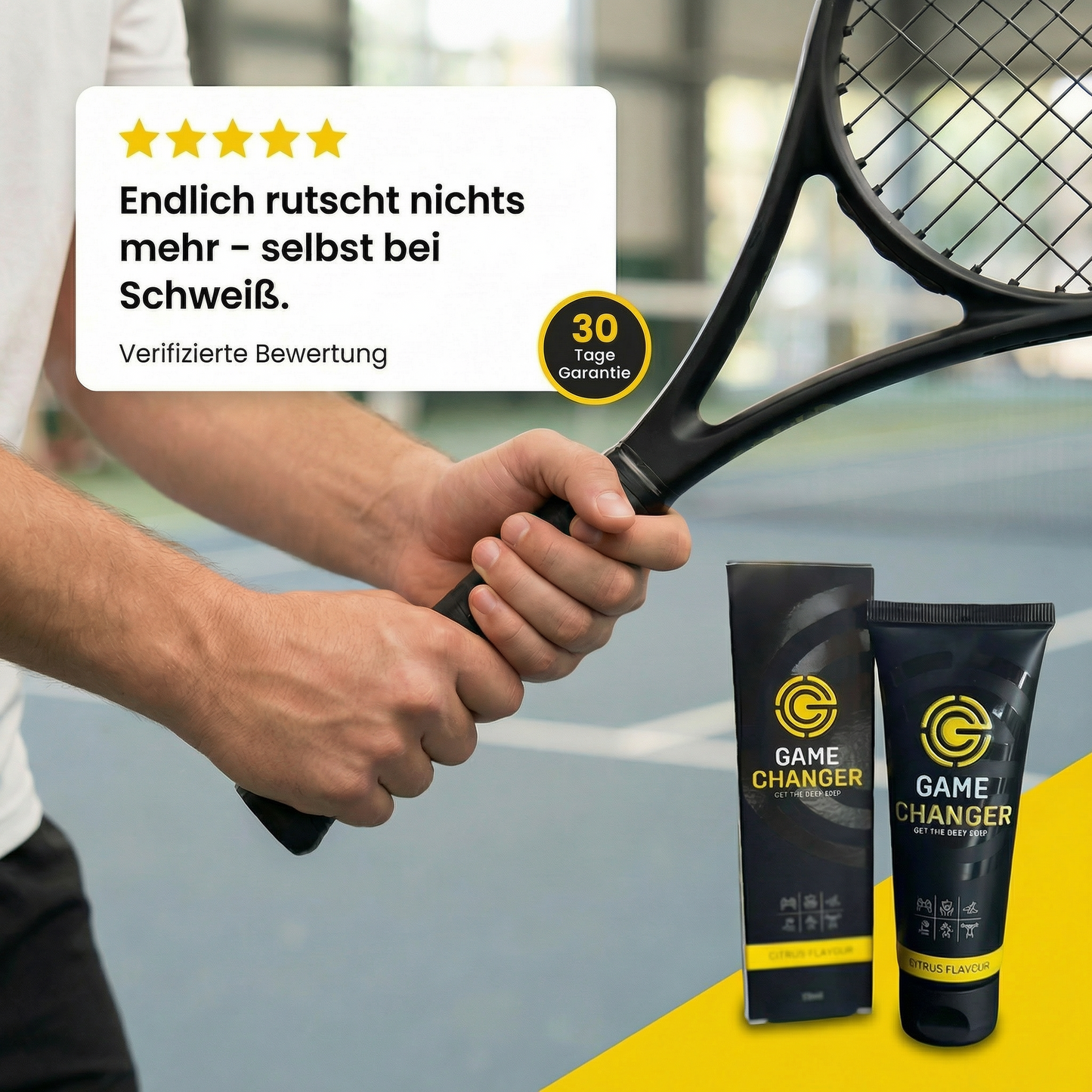 Gamechanger Anti Schweiß Handcreme transparent