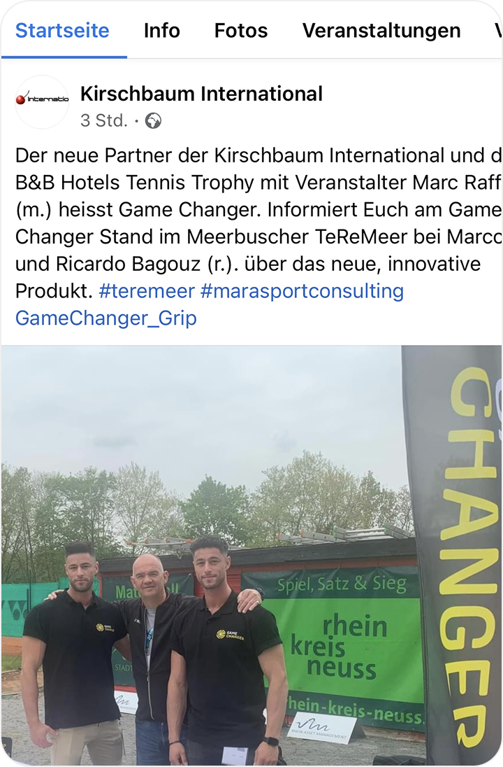 Produkt Display im VIP Bereich